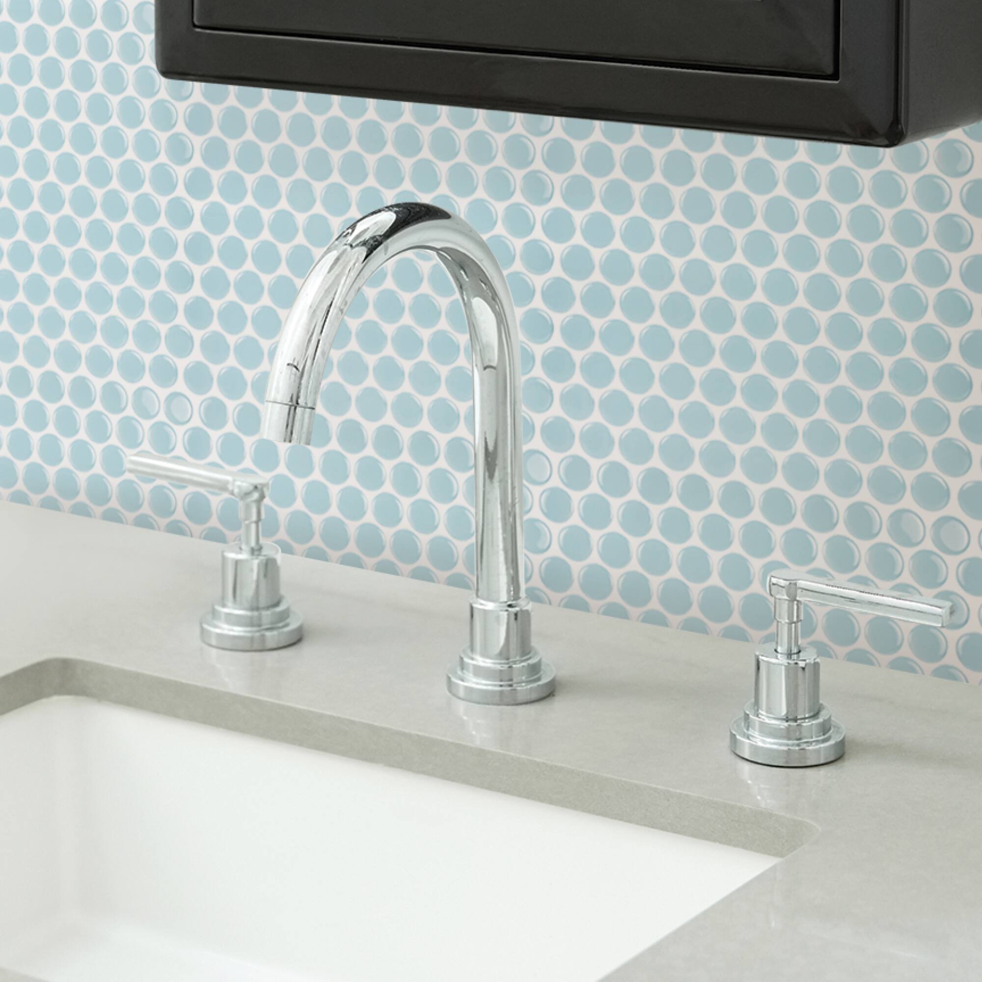 InHome Penny Tile Peel & Stick Backsplash Tiles